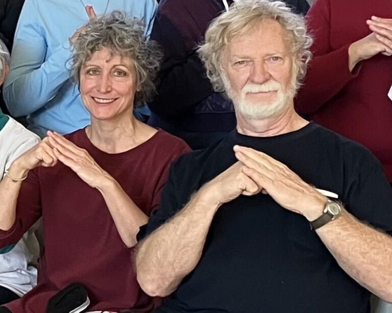 Photograph of Age Well Tai Chi Instructors Elizabeth Arms and Jerry Henderson